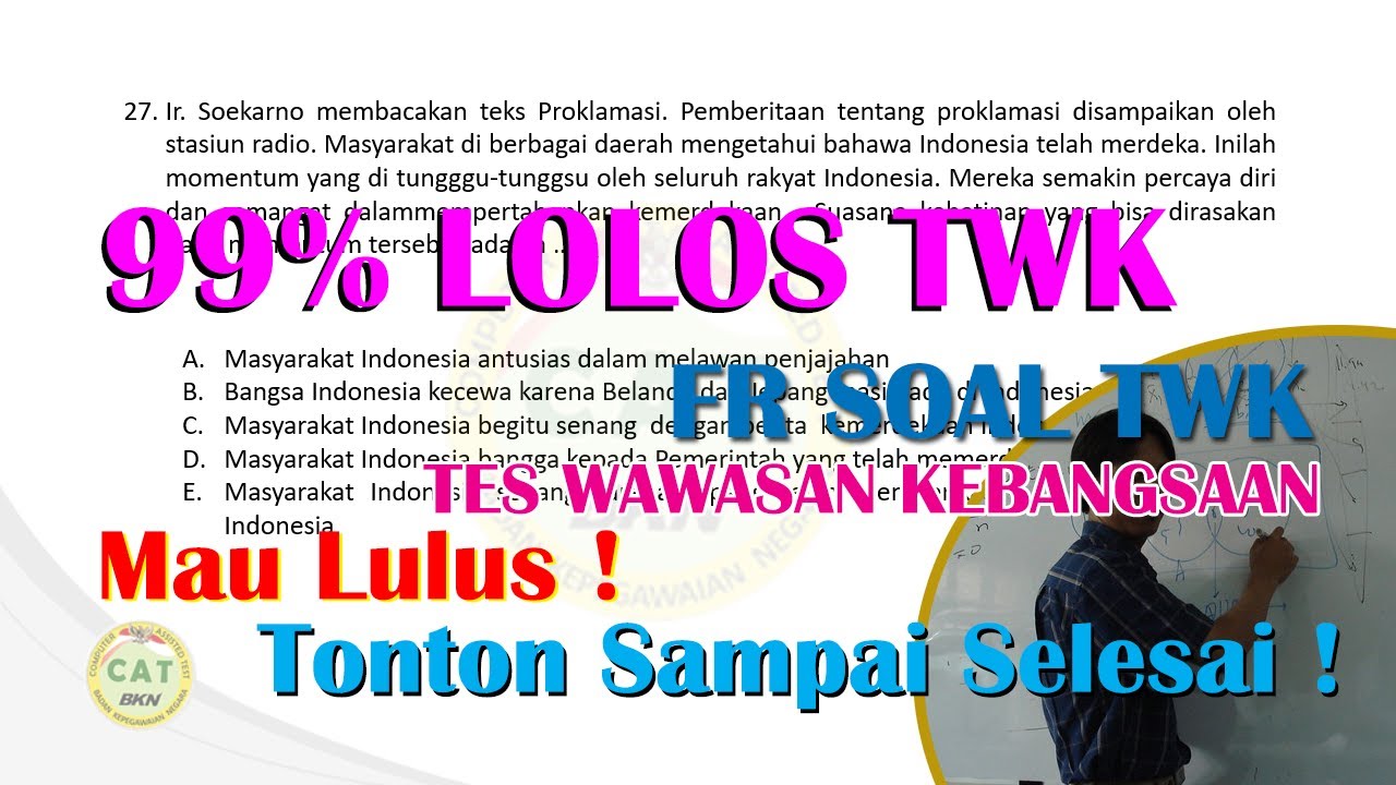 Kunci Jawaban Fr Twk Cpns 2019 Asli Dari Peseta - 30+ Kunci Jawaban Fr Twk Cpns 2019 Asli Dari Peseta Gratis