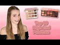 MEINE TOP 10 HIGH END LIDSCHATTENPALETTEN