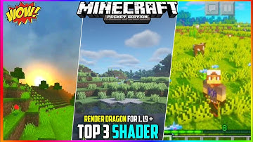 ULTRA LOW END INSANE RENDER DRAGON SHADER FOR MCPE 1.19+ IN ANDROID 1GB 2GB 3GB MINECRAFT PE/BE