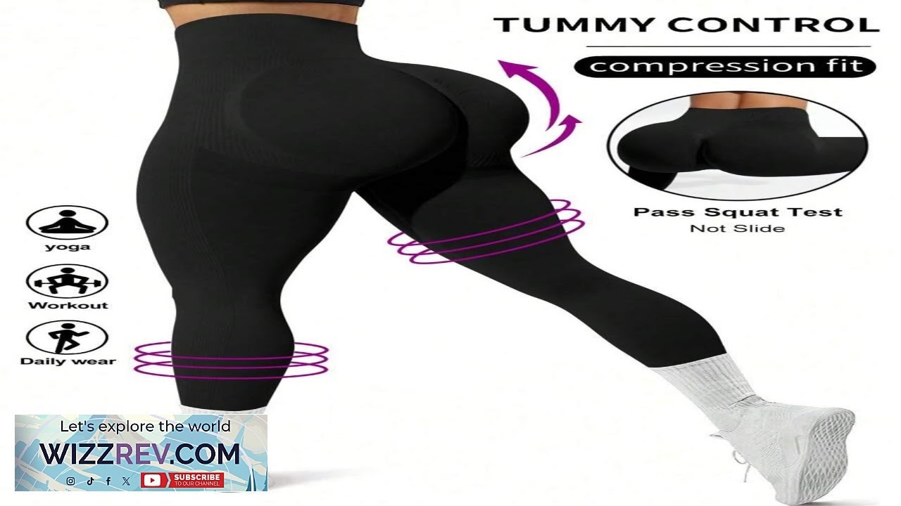 SHEIN Sovereign Charm Women's High Waist Seamless Stretch Yoga Leggings SHEIN USA