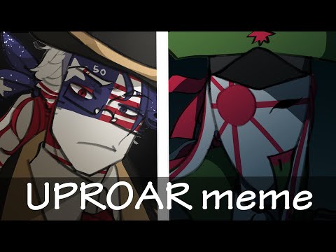UPROAR meme | Countryhumans America & Japan [PG 4]