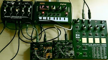 random techno 253 (154bpm)  SOMA RoAT, Bastl Kastle v1.5, Kastle Drum, NTS-1