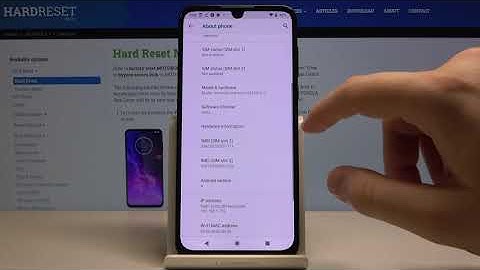 How to Check Phone Specification in Motorola One Zoom - Enter Phone Information