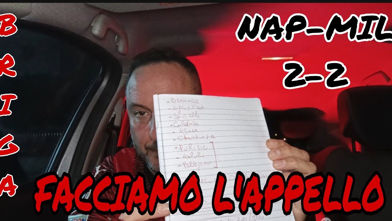 NAPOLI-MILAN 2-2 MA NON PARLO DELLA PARTITA!SERIEA-MATCHDAY-Briga il Milanista