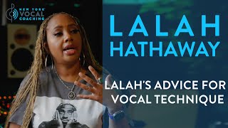 'Lalah's Advice For Vocal Technique' - Lalah Hathaway Interview Part 4 by New York Vocal Coaching 19,363 views 3 months ago 1 minute, 15 seconds