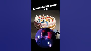 Another test of combining a quick 5 minute 3d sculpt with Kaliber AI this time. #ai #3d #art