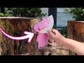 Cover Your Ugly Planters In Spackle For This STUNNING $9 Makeover!