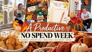 BUDGET GROCERY SHOPPING FOR A FAMILY OF 6 | STEAM CLEANING + FALL DECOR | NEW FALL RECIPE | CLEANING screenshot 3