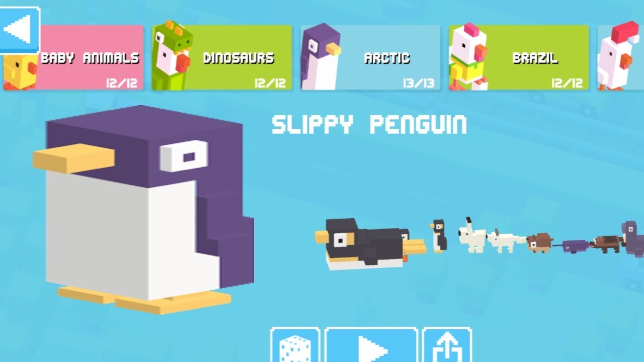 Crossy Road Slippy Penguin - TOPRAK OYUNDA GAMİNG - YouTube