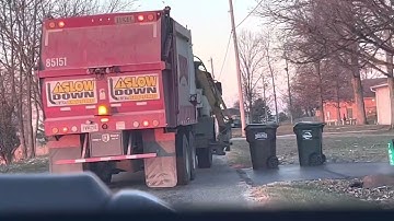 Rumpke heil DP python on trash