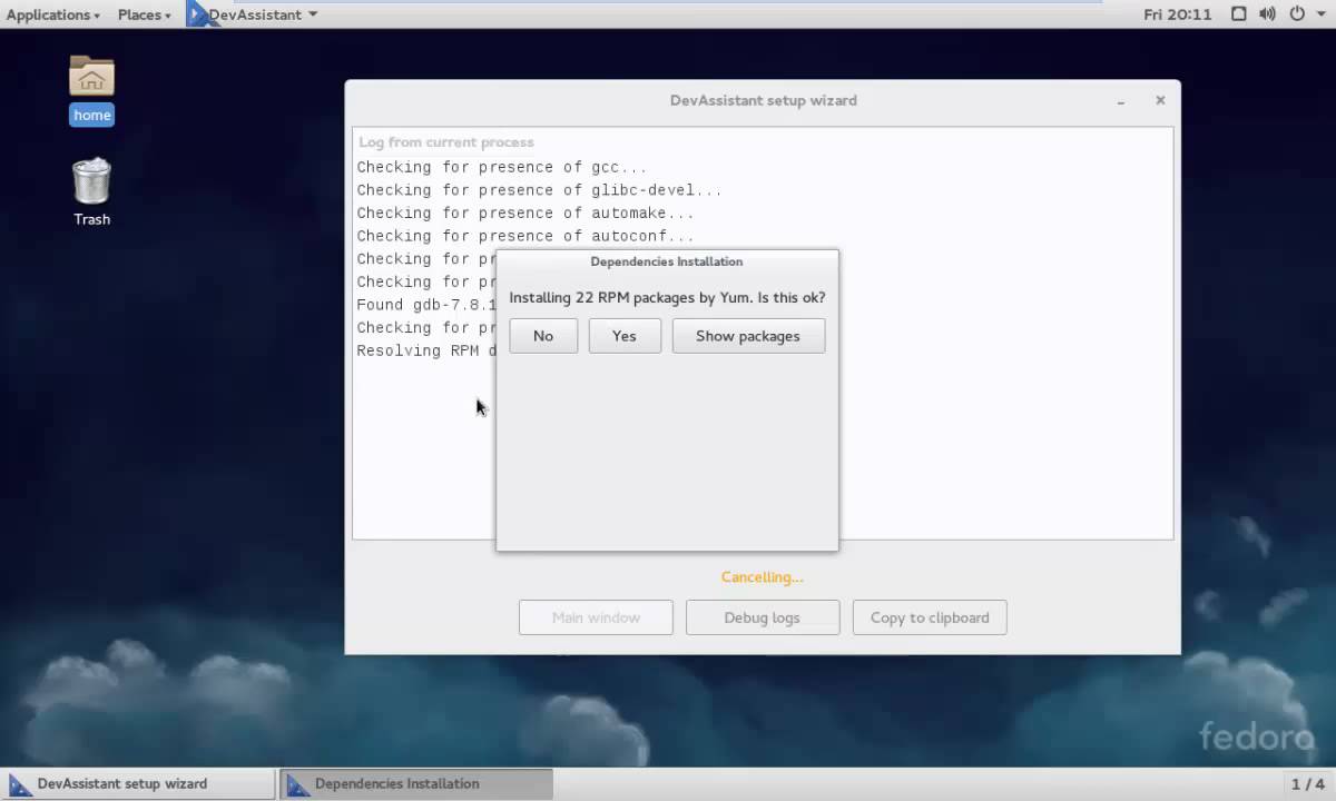 Fedora: Programming Hello World In Python - YouTube
