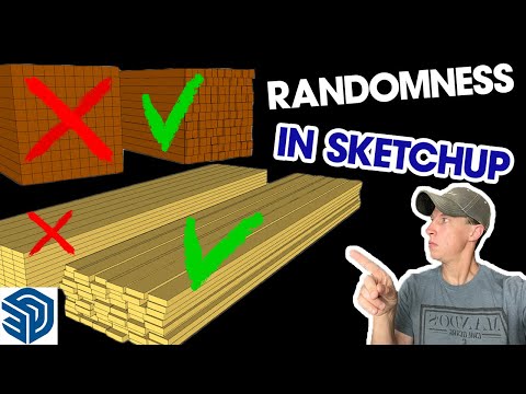 I Learned to Add RANDOMIZATION to Objects in SketchUp (Easy Plugin Tutorial) (TheSketchUpEssentials)