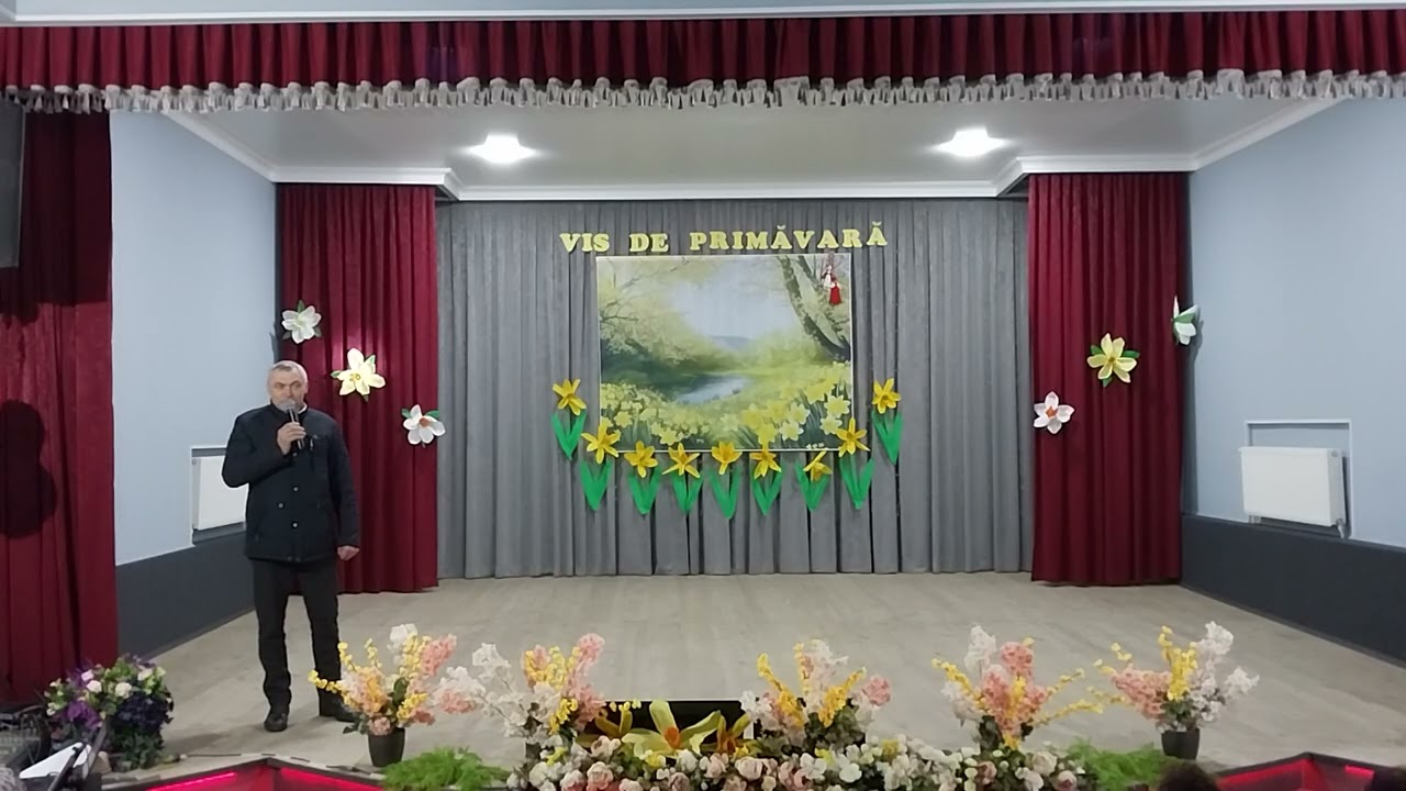 ,,Vis de primăvară”, CC ,,Mihai Batîr” s. Cociulia, 02.03.2025, mesajul primarului Putregai Vladimir