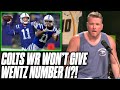 Pat McAfee Reacts Reacts To Michael Pittman Not Giving Carson Wentz Number 11