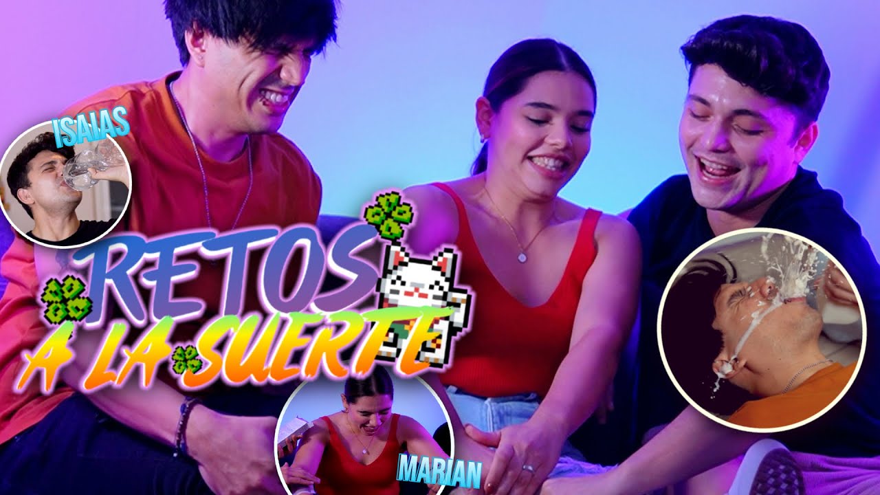 RETOS A LA SUERTE con MARIAN e ISAIAS | LECHE, CANELA, DEPILADA!