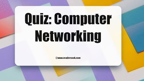Quiz: Computer Networking