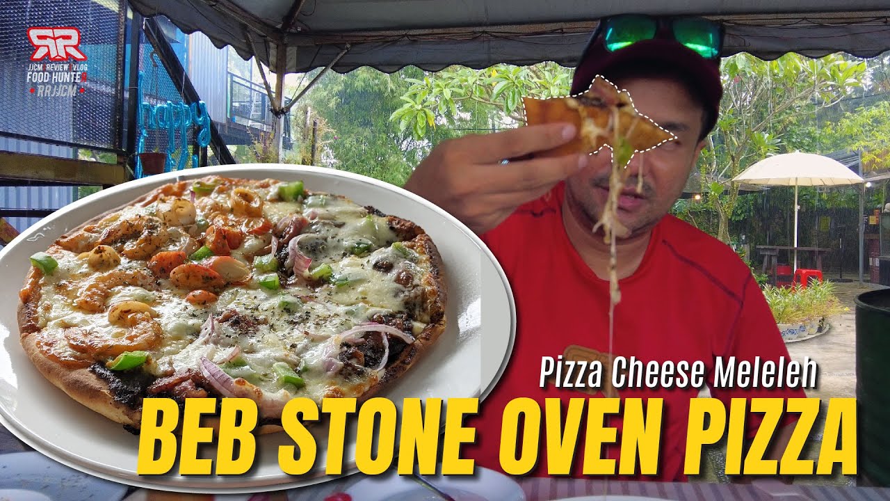SEDAP ⭐️ Makan Woodfired Stone Oven Pizza waktu Hujan BEB Stone Oven