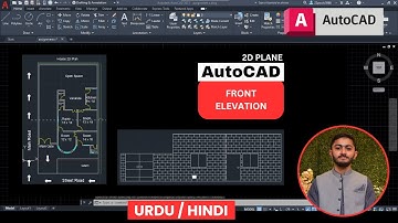 AutoCAD 2025 | 2D Front Elevation Drawing Beginners Tutorial