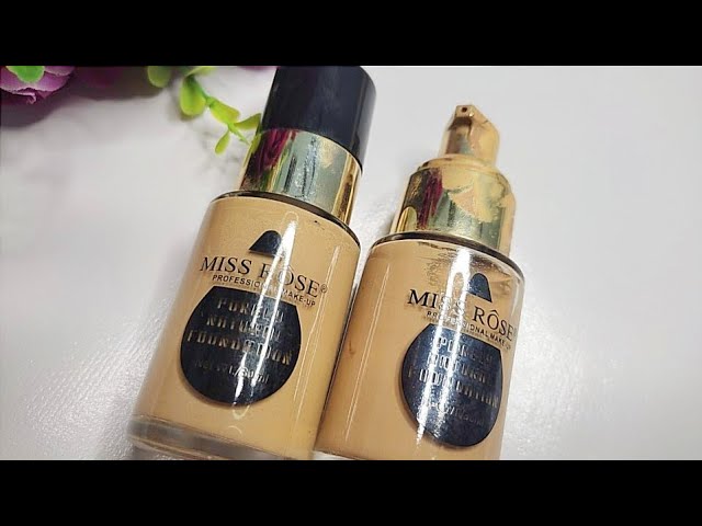 Miss Rose Purely Natural Foundation Review Finally I have Tried