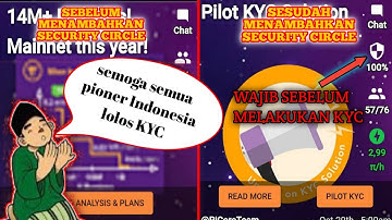 CARA MEMBUAT SECURITY CIRCLE SEBELUM KYC DI PI NETWORK-WAJIB
