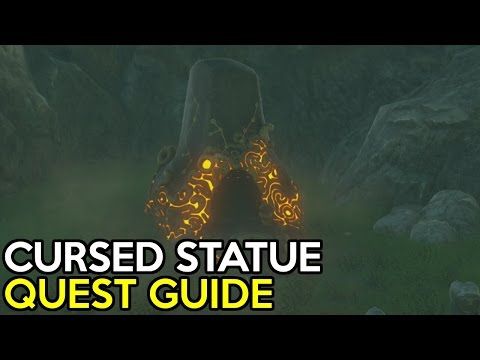 Video: Zelda - Kam Urog, Cursed Statue Quest Und Trial Of Passage-Lösung In Breath Of The Wild