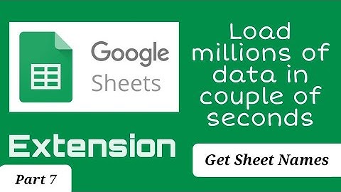 Spreadsheet Extension Tutorial | How To Get Sheet Names | Kodular | Niotron | App Inventor | Part 7