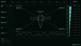 🛰 Mission Control Console HUD Animation 10 Hour Screensaver Telemetry Stream