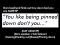 Dom boyfriend finds out how down bad you are (M4F ASMR RP)(Dom)(Kisses)(Making out)