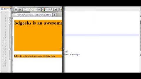 HTML Bangla Video tutorial part 19
