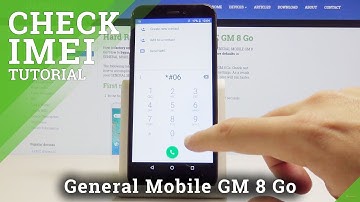 How to Check IMEI and Serial Number in GENERAL MOBILE GM 8 Go - Find IMEI & Serial Number