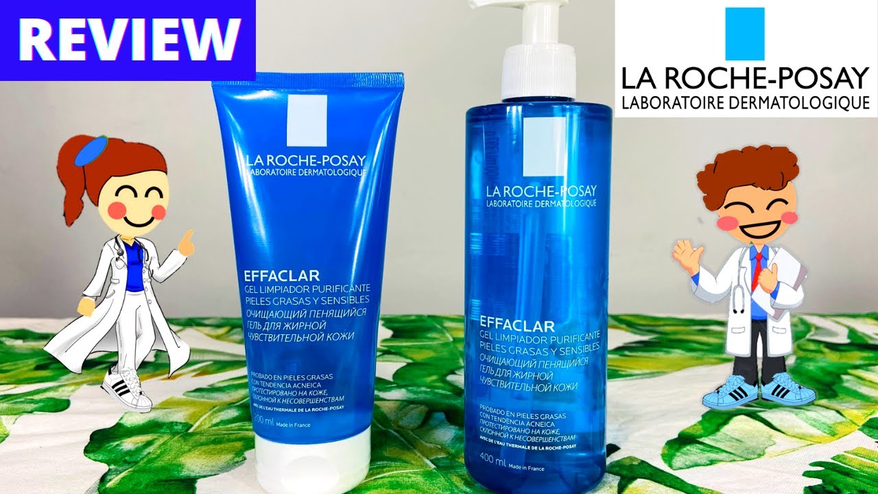?JABÓN LÍQUIDO para el ACNÉ recomendado por DERMATÓLOGOS?LA ROCHE - POSAY Effaclar Gel Limpiador ...