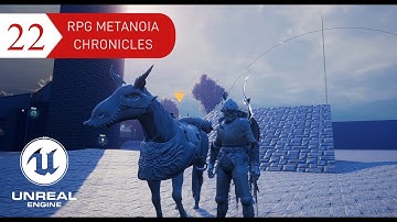 W.I.P #22  RPG Metanoia Chronicles (Witcher 3 Horse Calling & Summoning) UE4