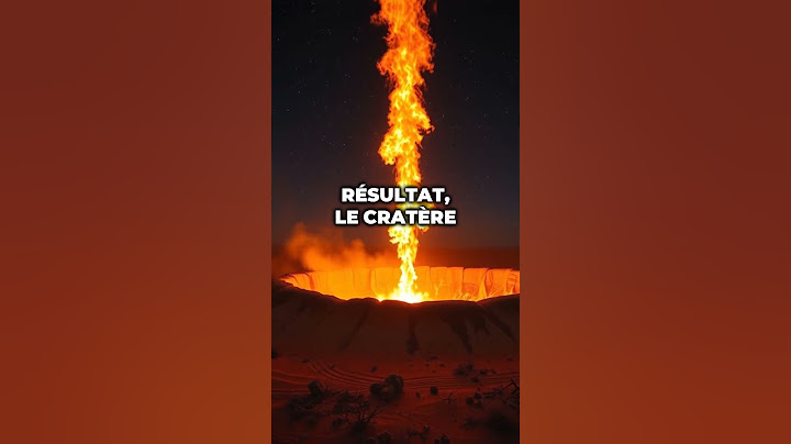 La porte de l'enfer : Un cratère en feu depuis 1971🔥 #shorts