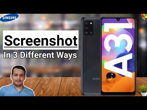 How To Take Screenshot in 3 Difference Ways in Samsung Galaxy A31 A71 A50 A21s