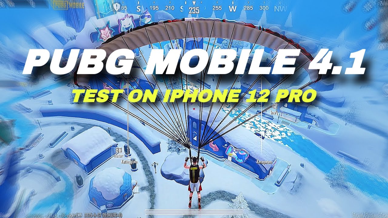 Pubg Mobile 4.1 test On iPhone 12 Pro - Pubg Mobile Frosty Funland