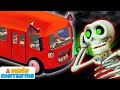 Las ruedas Del Autobús | Canciones De Halloween | A Bebés Contentos