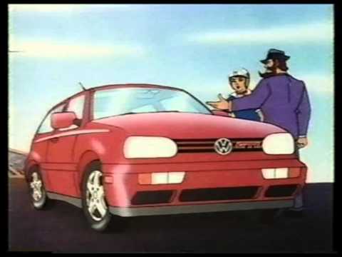 Volkswagen GTI Speed Racer sabotage Mach 5 TV commercial 1996