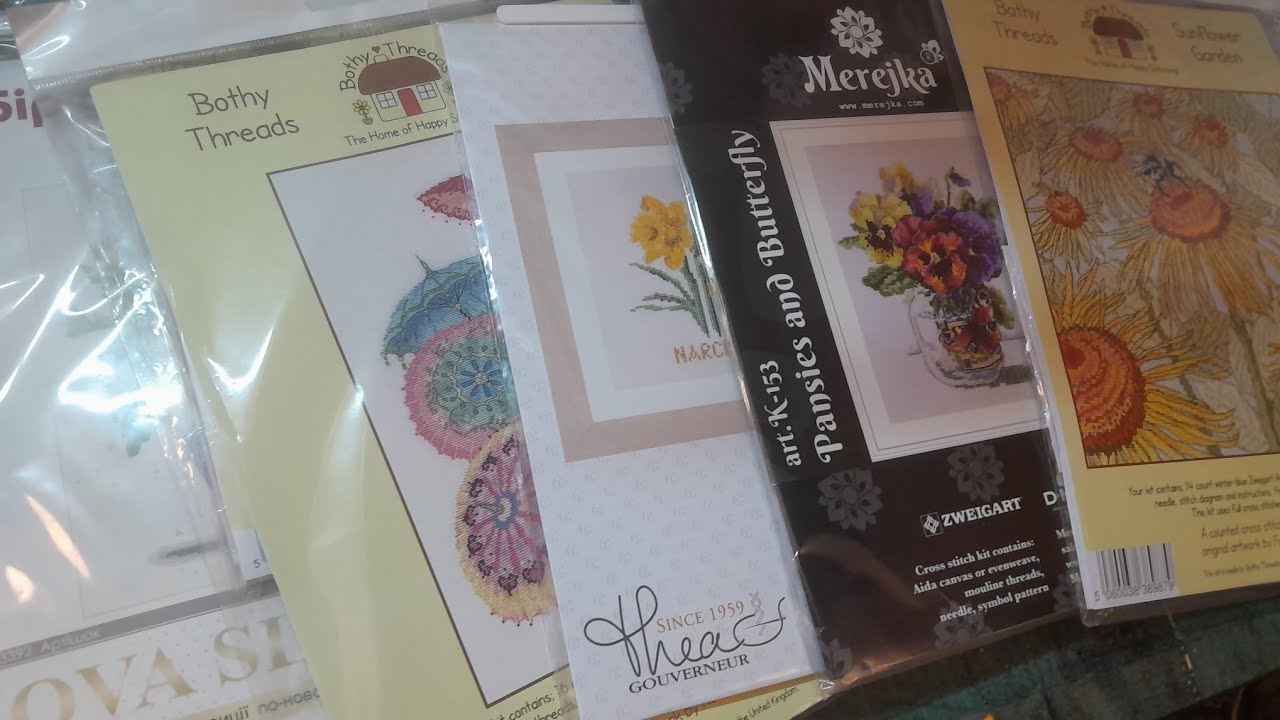 Много вышивальных покупок. Нова Слобода, Мережка, Bothy Threads
