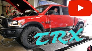 Ram Rebel dyno and C5 header time!!!!