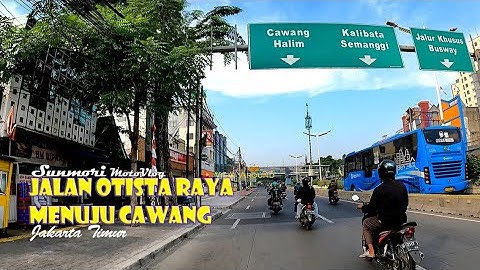 JALAN OTISTA RAYA Menuju CAWANG ( Sunmori MotoVlog )Jalan Otto Iskandar Dinata Jakarta Timur