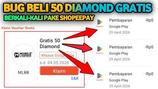 Bug Buy 50 Free Diamonds Multiple Times In Mlbb Apk Event Shopeepay Mobile Legends