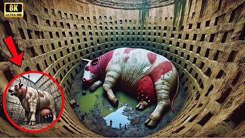 🚨 Incredible Rescue: Giant Cow Gives Birth to Twins After Dramatic Save!