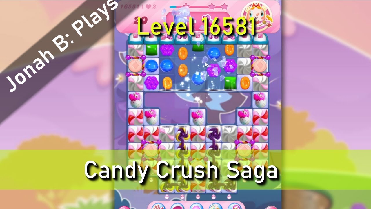 Candy Crush Saga Level 16581 - YouTube
