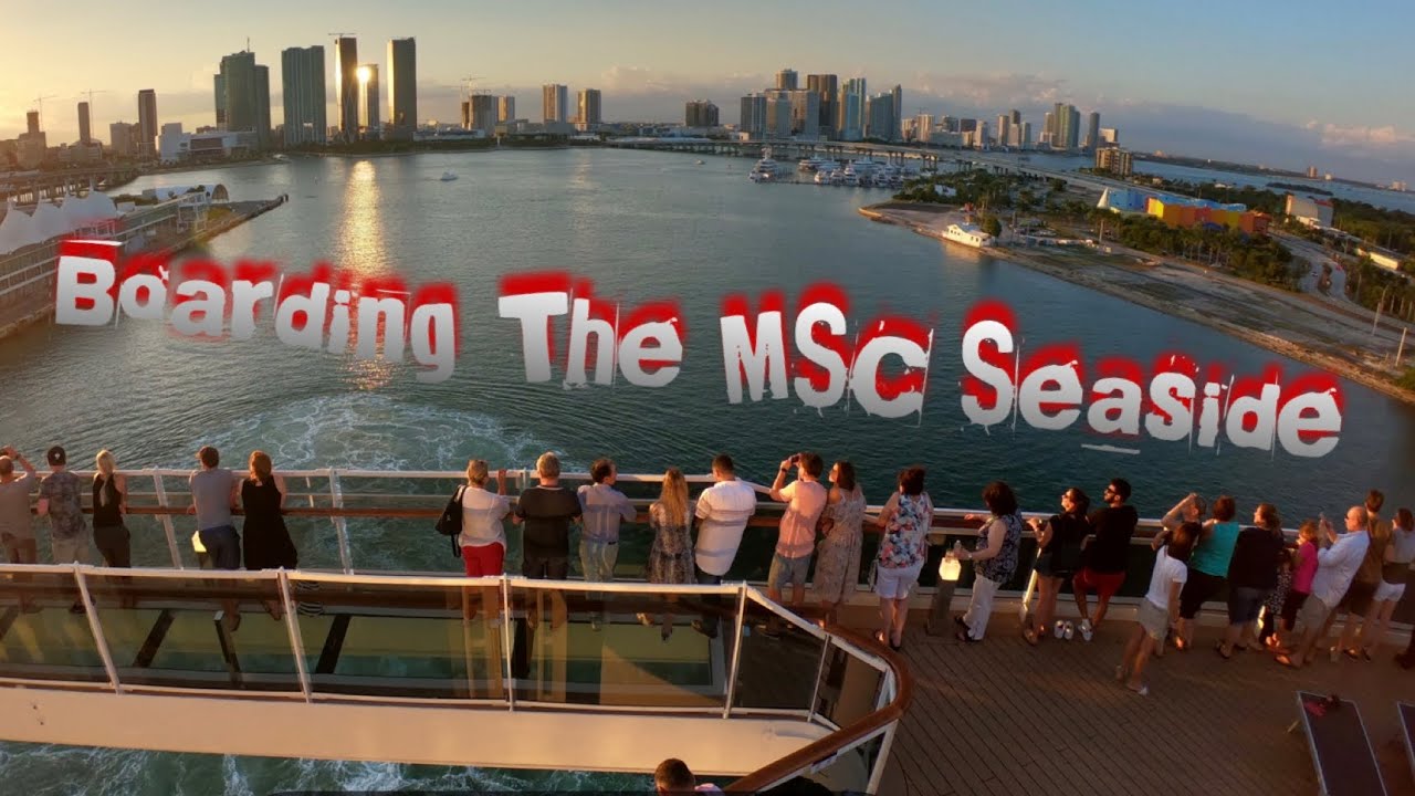 boarding msc cruise