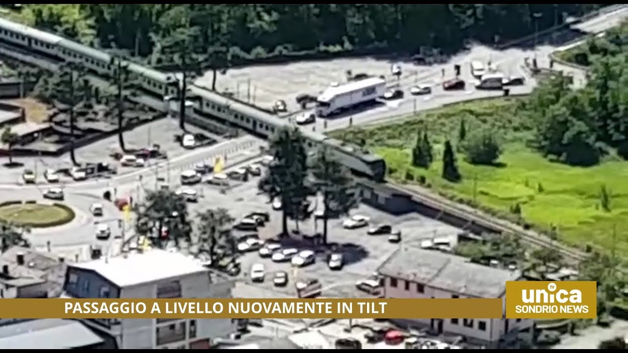 Passaggio a livello nuovamente in tilt - YouTube