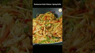 Restaurant Style Chinese Spring Rolls by Tiffin Box | Chicken Vegetable Spring Roll by Tiffin Box