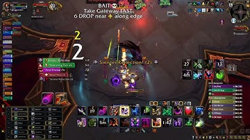 Ex Nihilo vs. Mythic Sire Denathrius (Demo lock POV)