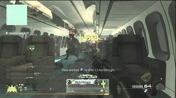 Modern Warfare 2 Spas 12 Killstreak Gameplay