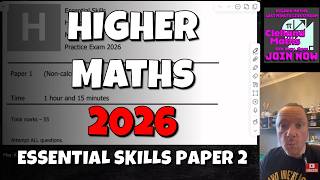 Higher Maths 2026 | Essential Skills Paper 2