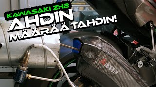 Markkinoiden rajuin ahdettu nakupyörä (Kawasaki Z H2) I Riding with Uskali I Episode 2